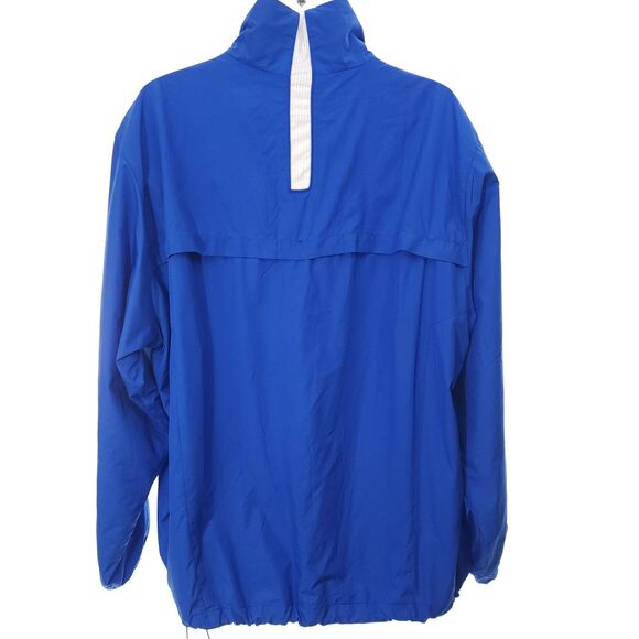 Vintage Nike Windbreaker Jacket Mens XL Blue White Swoosh Vented Sportswear - Picture 9 of 16